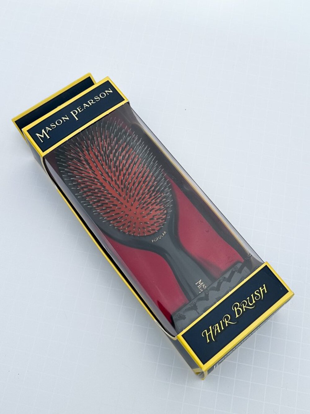 Mason Pearson Popular Hairbrush New in Box Boar & Nylon